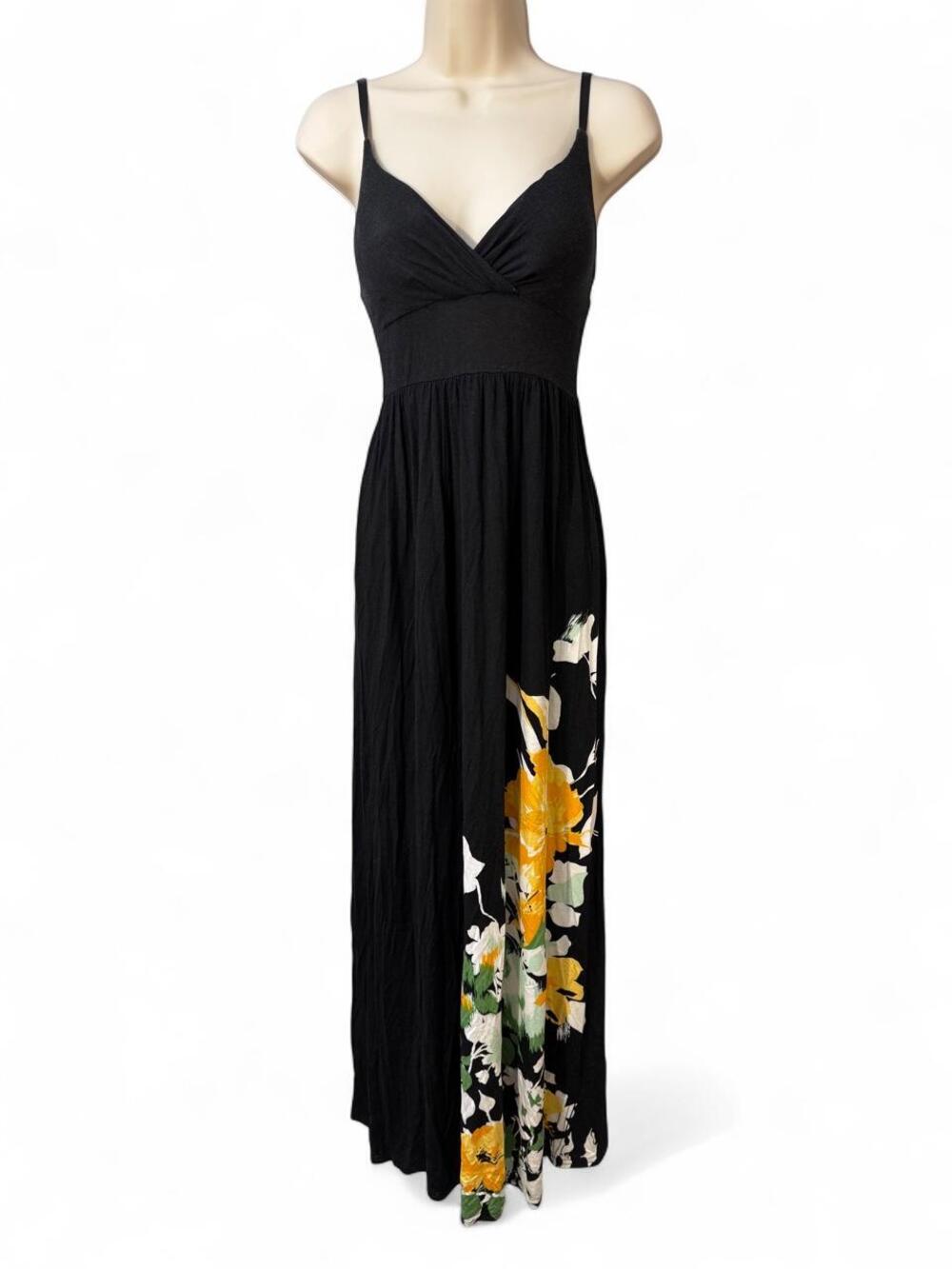 Planet gold black maxi dress...